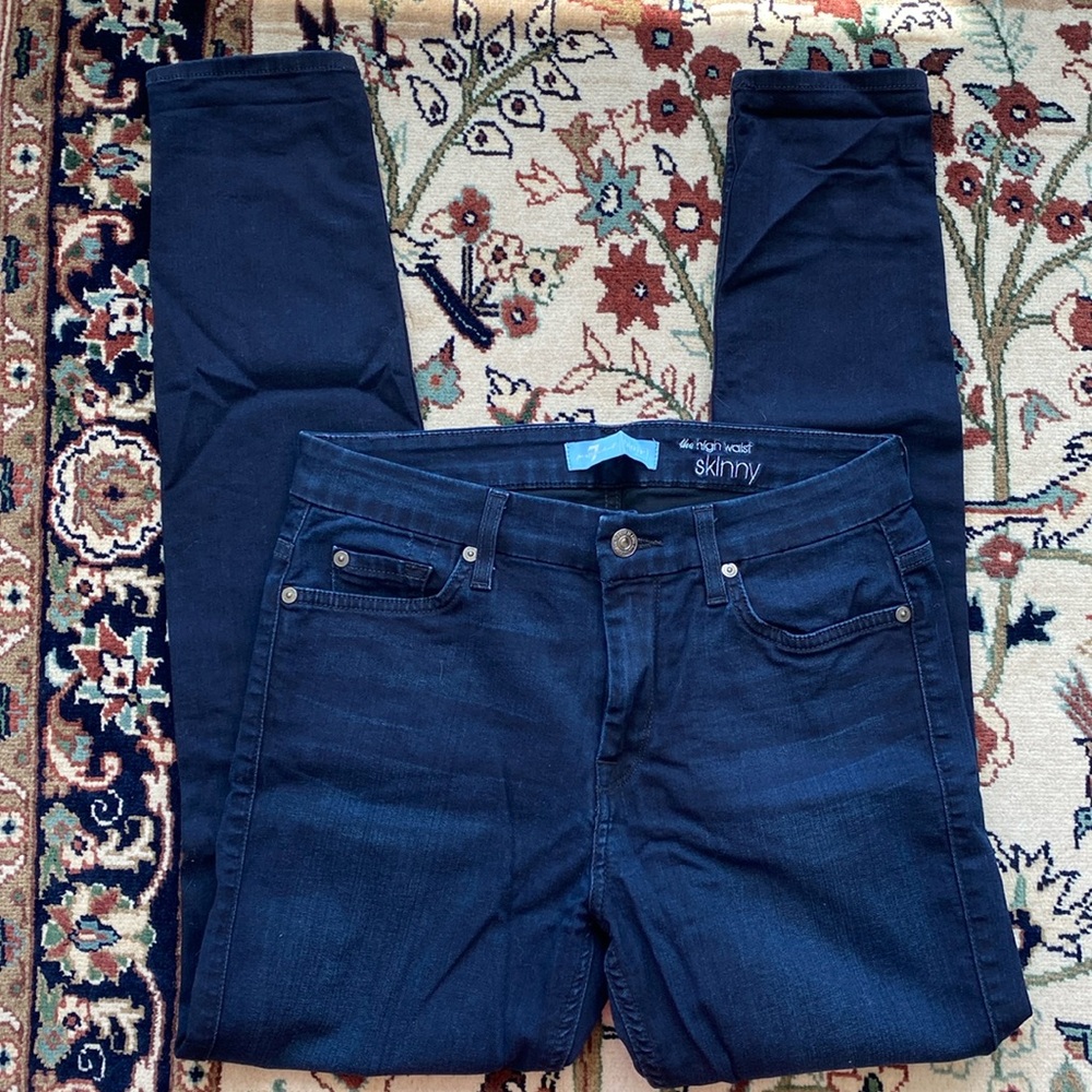 7 For All Mankind The High Waist Skinny